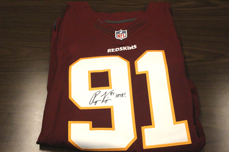 Autographed Ryan Kerrigan Jersey to be Raffled at PSV's Stride ...